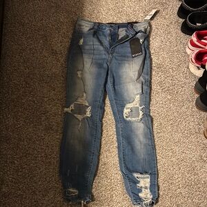Blue Distressed Jeans